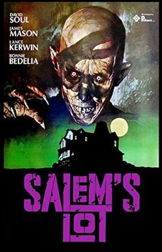 the poster for salem's lot featuring two creepy faces