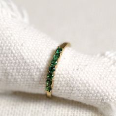 Rose Gold Stacking Rings, Emerald Ring Simple, Emerald Ring Design, Triangle Diamond Ring, Emerald Eternity Ring, Emerald Band Ring, Small Engagement Rings, Emerald Wedding Band, Dainty Wedding Ring