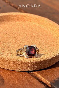 Angara Jewelry | Angara | Garnet | Garnet Jewelry | Garnet Birthstone | Shop Ring | Garnet Ring | Gemstone Jewelry | Diamond Jewelry | Gemstone Ring| Fine Jewelry | Fall Jewelry | Fall Look | Fall Jewelry Designs | Fall Rings | Halloween Look | Halloween Jewelry | Fall Rings, Love Forever, Fall Jewelry