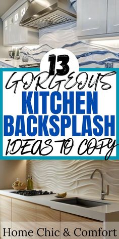 kitchen decorating ideas, kitchen backsplash ideas, backsplash with white cabinets, white kitchen backsplash ideas