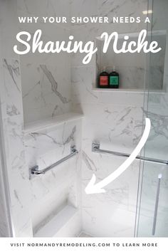 create a shaving niche in the shower Shower Niche Ideas For Shaving, Shower With Shaving Ledge, Low Shower Niche, Shower Niche For Shaving, Marble Shower With Niche, Shower Shaving Niche, Shaving Niche Foot Rest, Shower Shaving Niche Foot Rest, Dream Restroom