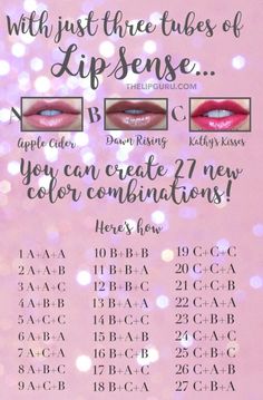 Lip Recipes, Lip Sense