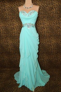 #prom Mint Green Prom Dresses, Green Prom Dresses, Green Prom, Strapless Prom Dress, Blue Evening Dresses, Nice Clothes, Pageant Dress