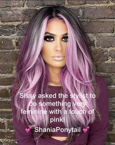 Pink Hair Trends 2023, Spunky Hair Color, Charcoal Fuschia Hair Color, Magenta Blonde Hair, Pink And Grey Hair Color, Fantasy Color Hair Ideas, Purple Hair Color Ideas For Blondes, Valentines Day Hair Color, Purple Hair With Pink Highlights