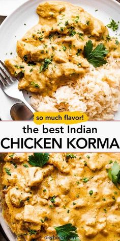 This Chicken Korma recipe is a bold, rich, and flavorful dish that's simple to prepare at home. It features marinated chicken in a spiced yogurt sauce, cooked to delicious perfection in a creamy gravy. Coconut Curry Chicken Marinade, Ayurveda Chicken Recipes, Easy Dinner Recipes Indian, Chicken Recipe Indian, Healthy Chicken Curry, Chicken Indian, India Recipes, Weston Price, Chicken Korma Recipe