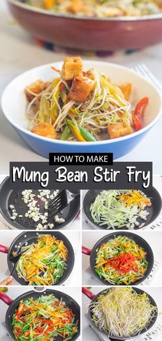 how to make mung bean stir fry