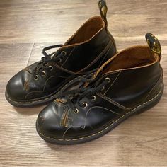 Sold Out Dr Marten Church Monkey Vintage Boots. Womens Size 6. Great Condition, Front Of One Shoe Is Scratched As Pictured Very Easy To Cover With Shoe Polish! Vintage Boots Womens, Monkey Boots, Shoes Dr Martens, Shoe Polish, Dr Martens Boots, Boots Womens, Vintage Boots, Dr Martens Shoes, Martens Shoes