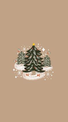 Christmas tree wallpaper: cute illustration Christmas Tree Wallpaper Aesthetic, Tree Wallpaper Aesthetic, Cozy Aesthetic Christmas, Minimalist Christmas Wallpaper, Cozy Christmas Aesthetic Wallpaper, Aesthetic Christmas Wallpapers, Christmas Tree Wallpaper, Cozy Aesthetic