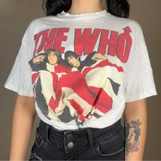 The Who The Kids Are Alright Vintage White 1989 Tour Shirt In Great Condition, Size Xl Model Measurements: Small-5’3”-34”-27”-35” Discounts On Bundles Ships Within 3 Days Of Purchase Items Crossposted On 4 Other Apps, Don’t Wait! 1989 Tour, The Who, Tour Shirt, The Kids, Model Measurements, Shirt Color, White Vintage, Colorful Shirts, Color White