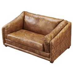 Waco Rustic Modern Love Seat - Light Brown Leather - Crafters and Weavers Modern Love Seat, Urban Farmhouse Designs, Wyoming House, Leather Sleeper Sofa, Rustic Love, Sofa Dimension, Leather Living Room, Modern Loveseat, Urban Farmhouse