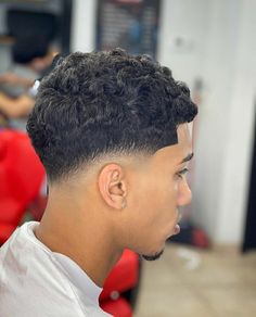 Low Fade Curly Hair, Curly Hair Taper, Fade Haircut Curly Hair, Low Taper Fade Haircut, Low Taper, Black Hair Cuts