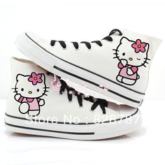 Paint Shoes, White Canvas Shoes, Cat Shoes, Mens Canvas Shoes, Hand Painted Shoes, Cosplay Shoes, Hand Paint