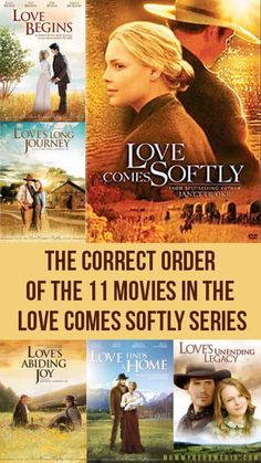 the movie poster for love comes softly, starring actors from two different films in one