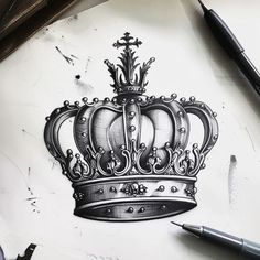 Bold Queen Crown Tattoo Flash Set Queen Crown Tattoo Design, Chess Piece Tattoo, Queen Crown Tattoo, Queen Chess Piece, Unique Expressions, Full Leg Tattoos, Crown Tattoo Design, Wallpaper Background Design, Chicano Tattoos