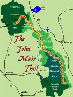 map of the john major trail