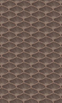 Dark Brown Minimalist Art Deco Fan Geometric Wallpaper Minimalist Floral Wallpaper, Modern Boho Bathroom, Dark Brown Furniture, Minimalist Art Deco, Living Room Minimalist, Transitional Wallpaper, Brown Minimalist, Room Minimalist, Art Deco Fan