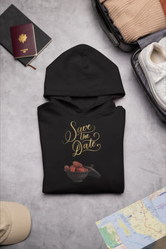 "🌟 Save the Date in Style! 🌟

Get ready to turn heads with our hilarious women's hoodie featuring a bowl of dates and the cheeky phrase 'Save the Date'! Perfect for adding a touch of humor to your wardrobe. Don't miss out! 😄👚 #SavetheDate #FunnyFashion #HoodieHumor" Save The Date Funny, Future Wife Shirt, Cozy Rain, Sweatshirt Inspiration, Hoodie Pocket, Modern Womens Fashion, Womens Sweatshirts, Womens Hoodie