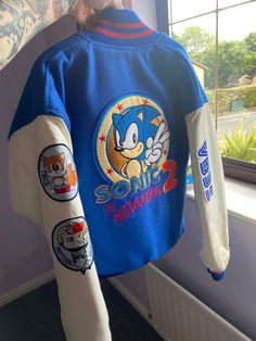 Sonic Merch Aesthetic, Sonic The Hedgehog Outfit, Sonic The Hedgehog Aesthetic, Sonic Jacket