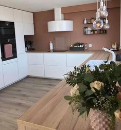 the kitchen is clean and ready for us to use in its new owner's home