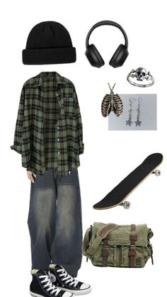 Alternative Indie Outfits Men, Backrooms Outfit, Grunge Nonbinary Outfits, 90s Grunge Outfits Men, Midwest Emo Outfits, Funky Outfits, Guys Clothing Styles