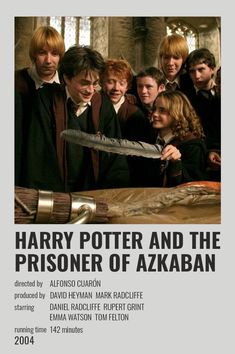 the poster for harry potter and the prisoner of azkaban, which is featured in an ad