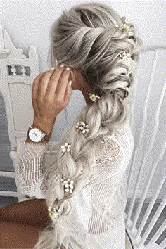 Easy Braid Styles, Couture Dior, Simple Wedding Hairstyles, Wedding Hair Inspiration, Easy Braids, Braids For Long Hair, Kids Easter, Easter Hairstyles