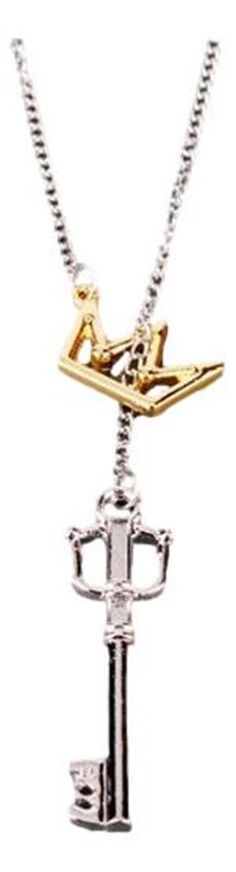 BRAND NEW Kingdom Hearts Key Necklace And Crown Charm Pendant Comes on 20 inch chain Great Gift for any Occasion Kingdom Hearts Keyblade, Crown Charm, Heart And Key, Key Necklace, Metal Charm, Metal Necklaces, Kingdom Hearts, Fashion Jewelry Necklaces, Men Necklace