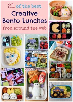 the best creative bento lunches from around the web for kids and adults to enjoy