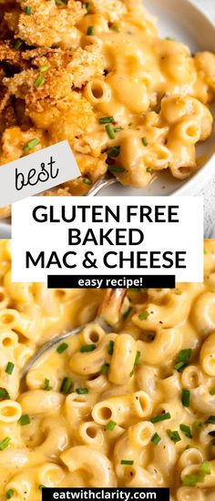 the best gluten free baked macaroni and cheese is in this recipe