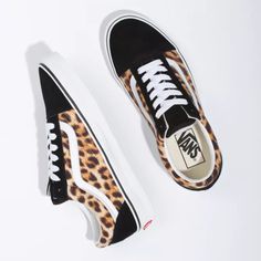 Authentic Vans Outfit, Leopard Vans, Vans Leopard, Leopard Print Vans, Vans Outfit, Authentic Vans, Leopard Black, Skate Shoe, The Leopard