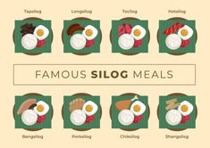 Silog Meals Menu, Silog Meals, Food Stall Design, Mobile Coffee Shop, Stall Designs, Food Stall, Cooking Art, Filipino Recipes, Food To Make