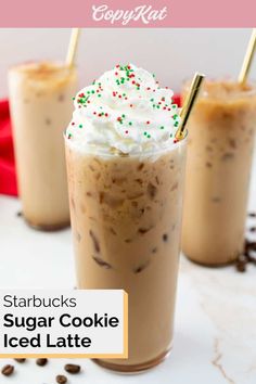 starbucks starbuck's sugar cookie iced latte recipe