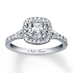 a diamond ring with the name neil lane on it