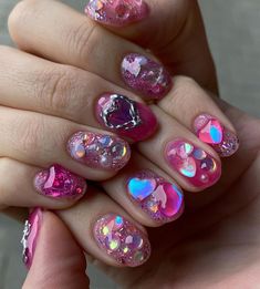 Trendy Nail Shapes, End Of Summer Nails, Nail Ideas Trendy, Nails Sparkling, Acrylic Inspiration, Short Nail Manicure, Usa Nails, Summer Nail Ideas, Fourth Of July Nails