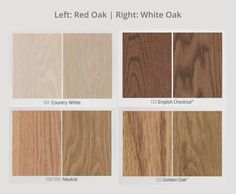 the different types of wood flooring that are available in various colors and sizes, including white