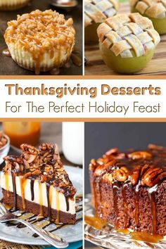 thanksgiving desserts for the perfect holiday feast