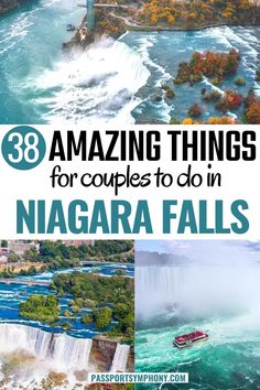 Discover 38 romantic activities in Niagara Falls, NY for couples: falls, boat tours, hikes, dining, spa, adventures, and more! Honeymoon Destinations In The Us, Things For Couples, Activities For Couples, Popular Honeymoon Destinations, Niagara Falls Ny, Camping Inspiration, Mexico Travel Guides, Toronto Travel, Scenic Road Trip