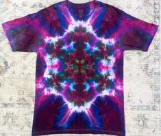 Materials: cotton, dye Hand made Tie Dye 100% cotton Kirklands brand Unisex T-Shirt Size: Large Unisex ---(Kirkland brand shirts fit bit)--- I do not machine dry my product Branded Shirts, Branded T Shirts, Bathing Beauties, T-shirt