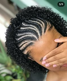 Cornrows Natural Hairstyles, Cornrows Curly Hair, Habesha Hairstyles, Ponytail Hairstyles Natural Hair, Braid Art, Natural Hair Hairstyles, Lemonade Braids Hairstyles