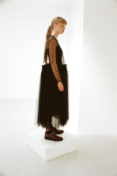 Molly Goddard Resort 2021 Collection - Vogue 2021 Fashion, Vogue Paris, Polo Dress, Fashion Shows, Knit Set, Fashion Designer, Knit Dress, Tulle Skirt