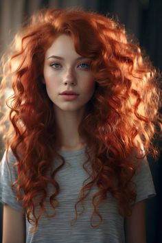 Cowboy Copper Hair, Cowboy Copper, Beautiful Red Hair, Ombre Fashion, Waterfall Braid, Womens Prom Dresses, Copper Hair, Trending Haircuts, Long Curly