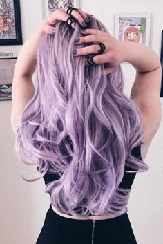 Purple Hair Styles That Will Make You Believe In Magic ★ Light Purple Hair Dye, Trendy We Fryzurach, Cotton Candy Hair, Dyed Hair Purple, Candy Hair, Lilac Hair, Hair Color Pastel