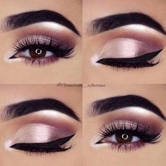 Day Makeup Looks, Pink Eye Makeup, Wedding Day Makeup, Eyeshadow Base, Pinterest Makeup, How To Apply Eyeshadow