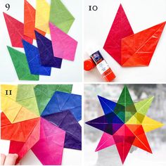 how to make an origami star out of paper