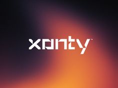 an image of the word xanarty in white on a purple and orange background