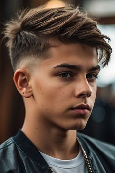 Trendy Boys Haircuts, Boys Fade Haircut, Oscar Hairstyles, Boy Haircuts Short