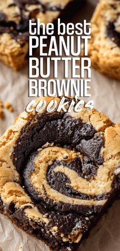 the best peanut butter brownie cookie is made with only one bite taken from it