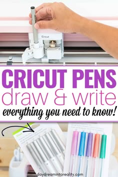 cricut pens draw and write everything you need to know