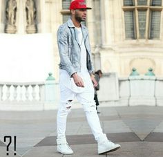 Www.Facebook.com/ajgilmusic All White Mens Outfit, Steampunk Men Clothing, Black Men Fashion Swag, Mens Fashion Urban, Mens Style Guide, Mens Casual Dress Outfits, Mens Fashion Streetwear, Men Style Tips, Stylish Mens Outfits