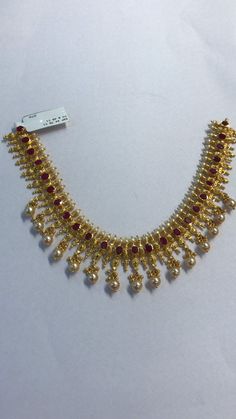 Light Weight Guttapusalu Necklace, Light Weight Gold Necklace Indian, Whispers Of The Heart, Ruby Necklace Designs, Gold Jewelry Outfits, Choker Necklace Designs, Gold Jewelry Simple Necklace, Pearl Necklace Designs, Gold Necklace Indian Bridal Jewelry